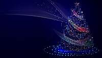 Weihnachtsbaumerleuchtung